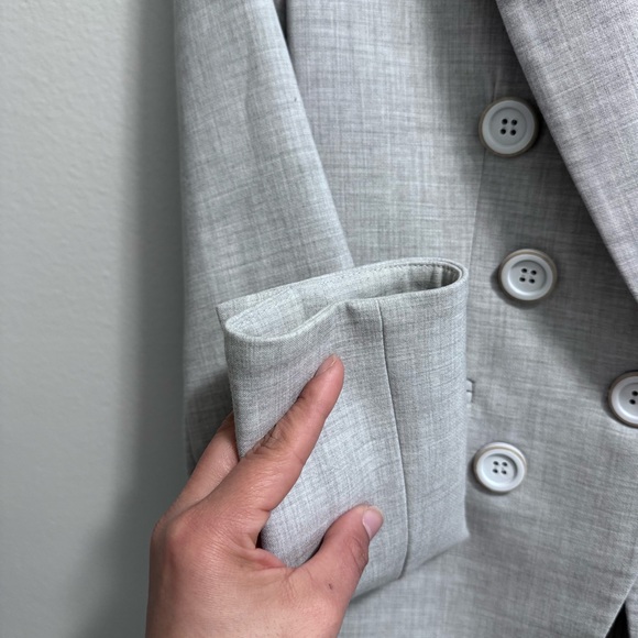 Veronica Beard Grey Blazer Size 0 - Picture 6 of 15